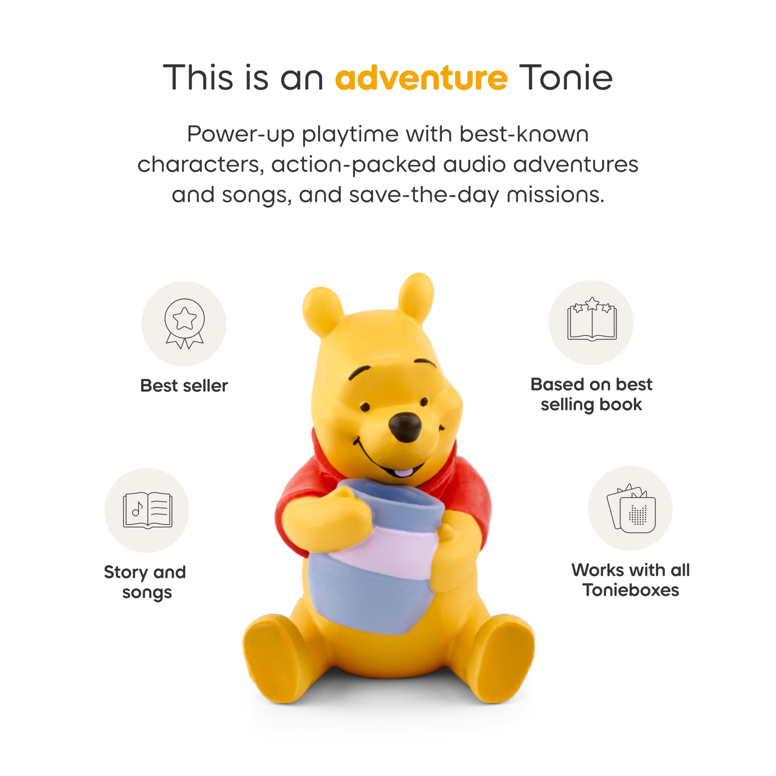 Tonies Winnie The Pooh Audio Toy Figurine from Disney