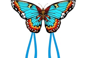 LANRUI New Butterfly Kites for Kids & Adults,Easy to Fly Kite,Best Kite for Beginners,Kites for Kids Age 4-8,Large Beach Kite