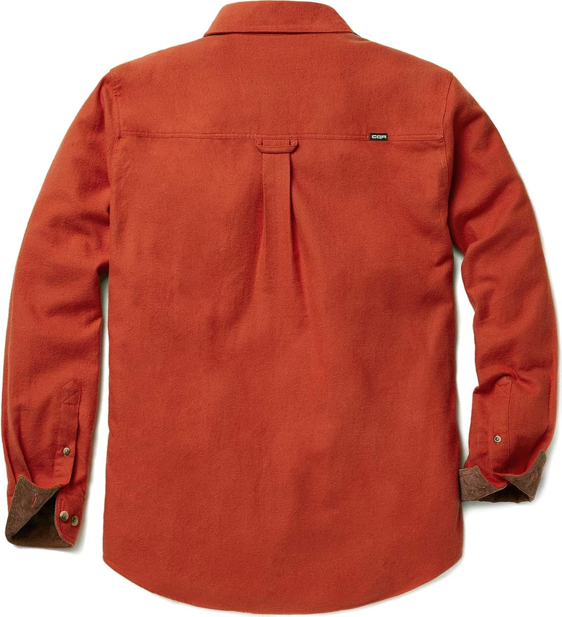 CQR Men's All Cotton Flannel Shirt, Long Sleeve Casual Button Up Plaid Shirt, Brushed Soft Outdoor Shirts: Clothing