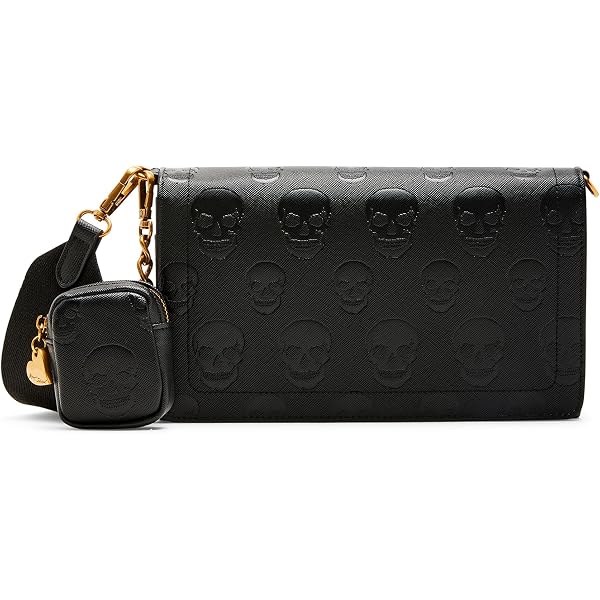 Betsey Johnson Skull Bucket Borsa A Secchiello Donna | Teschio Boss Con Tracolla, Crema