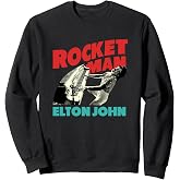 Official Elton John x Rocketman Piano Black Sweatshirt