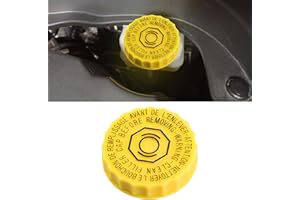 QQWD Brake Fluid Cap Replacement OEM #4683656AB 5014518AA Brake Master Cylinder Cap Compatible with 2001-2017 Jeep Wrangler 2009-2020 Dodge Journey 2014-2020 Cherokee 2017-2020 Brake Fluid Reservoir Caps
