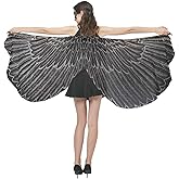 Ypser Halloween Party Wings Shawl for Women Fairy Ladies Costume Cape