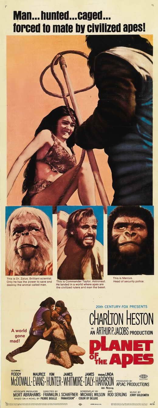 Planet of the Apes 14x36 Movie Poster (1968)