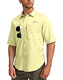 Men's Fishing Shirts with Zipper Pockets UPF