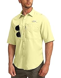 Men's Fishing Shirts with Zipper Pockets UPF