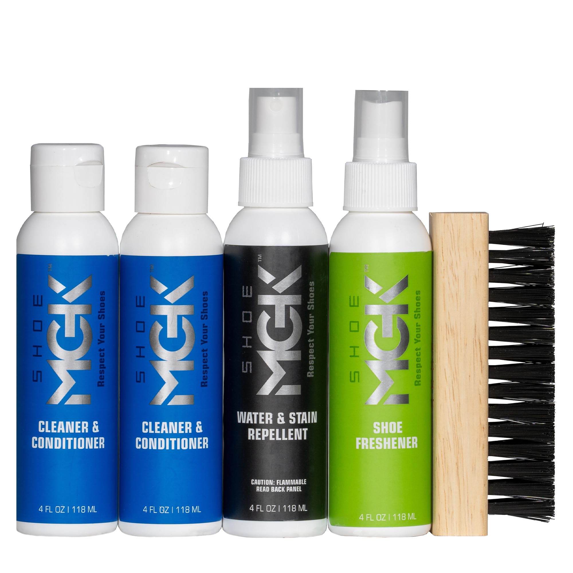 MGK Complete Kit: Shoe Cleaner, Care, Water & Stain Protection - Revitalize, Shield, and Freshen Sneakers, Leather, and Dress Shoes With Deodorizer
