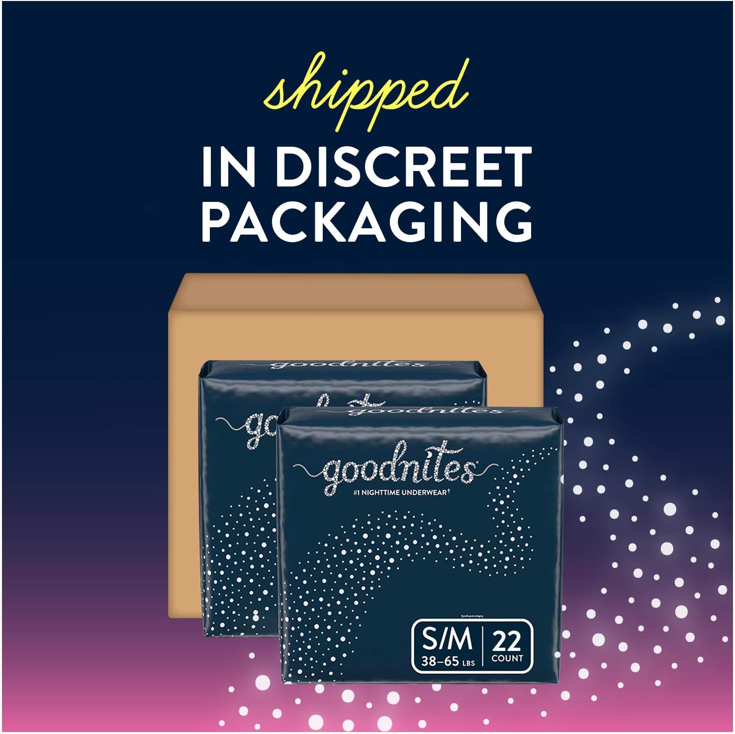 Goodnites Bedwetting Underwear for Girls, S/M, 44 Ct, Discreet: Health & Personal Care