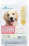 Paw Inspired Disposable Dog Diapers | Female Dog