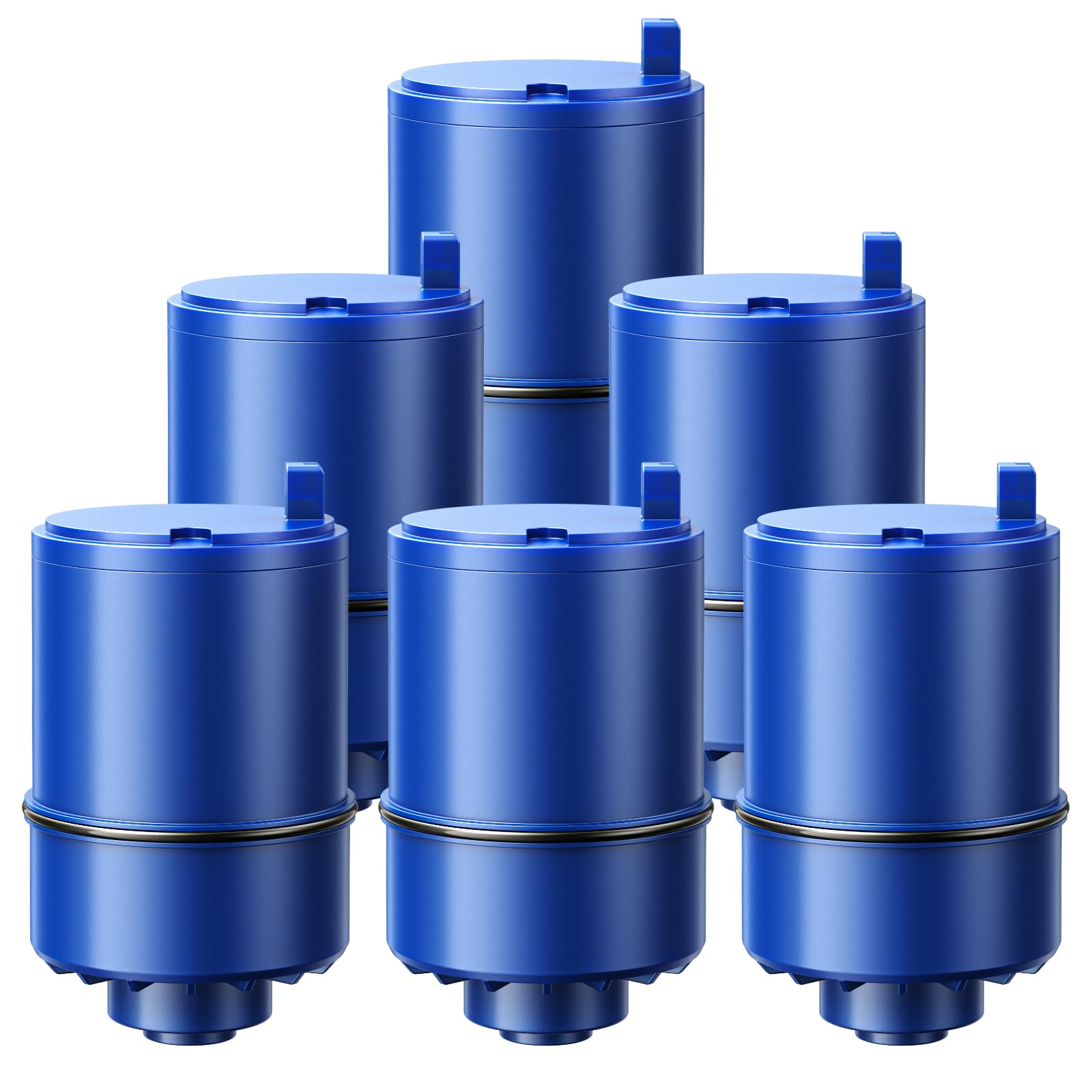 Photo 1 of 6 Pack RF9999 Faucet Mount Replacement Filter For ALL PUR/PUR PLUS Faucet Filtration Systems, 3-in-1 Powerful & Natural Mineral Filtration, Lead Removal, 18-Month Value, Blue, *NSF Certified