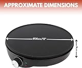 Marco Paul Large 12 Inch Electric Crepe Pancake Maker 1000W Nonstick view 2
