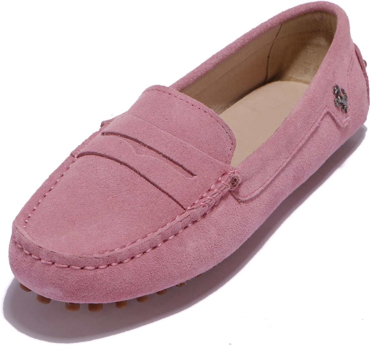 MinishionWomen's Casual Loafers Suede Comfortable Driving Shoes YB9603