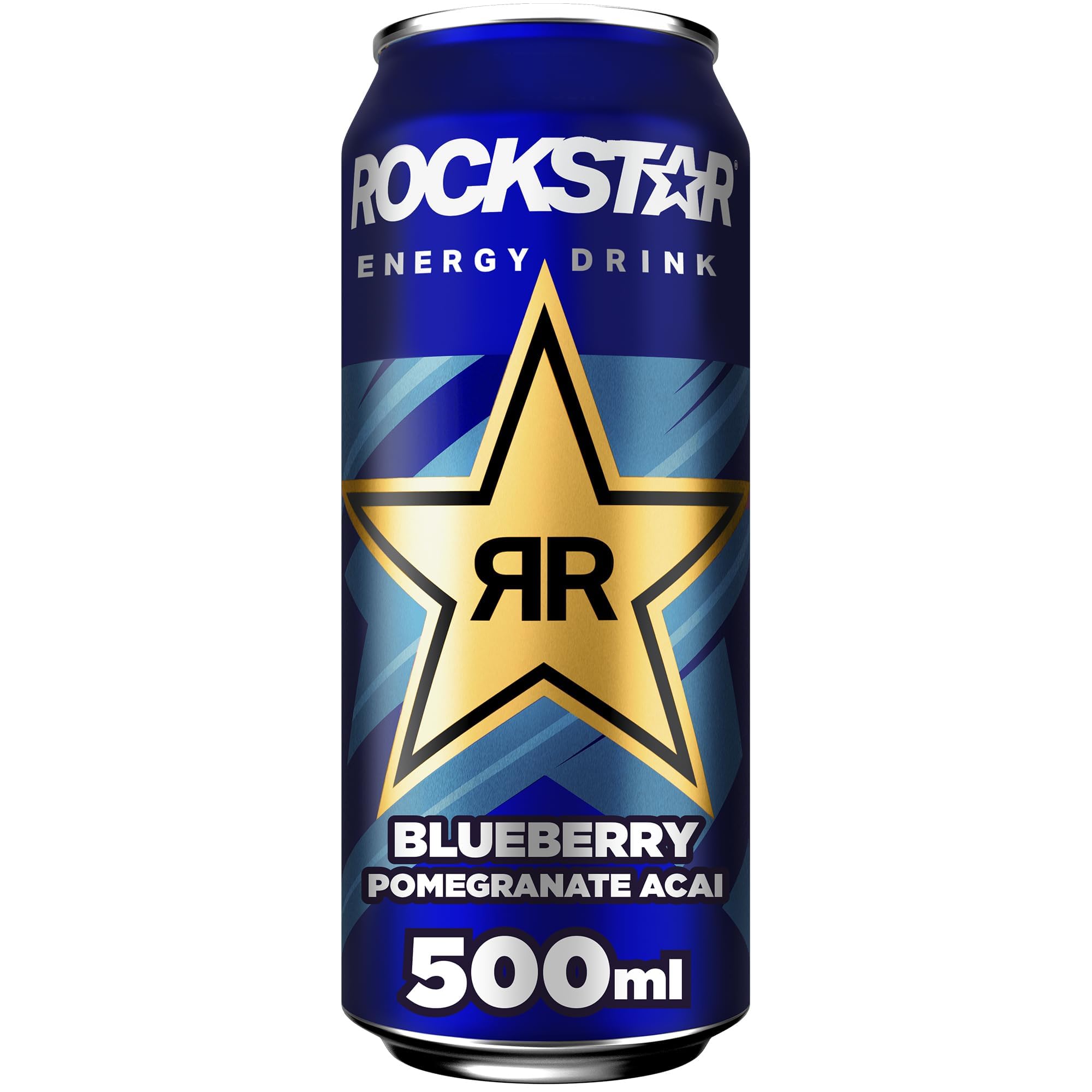 Rockstar Energy Drink Blueberry Geschmack - Koffeinhaltiges Erfrischungsgetränk für den Energie Kick, EINWEG (12 x 500ml) (Verpackungsdesign kann abweichen) 3