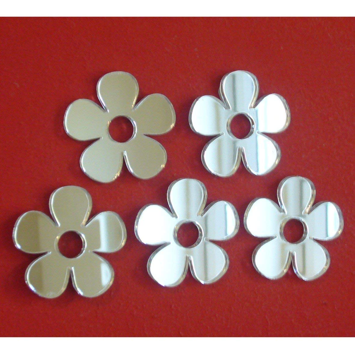 Super Cool Creations Daisy Mirrors - Five x 4cm x 4cm dasies