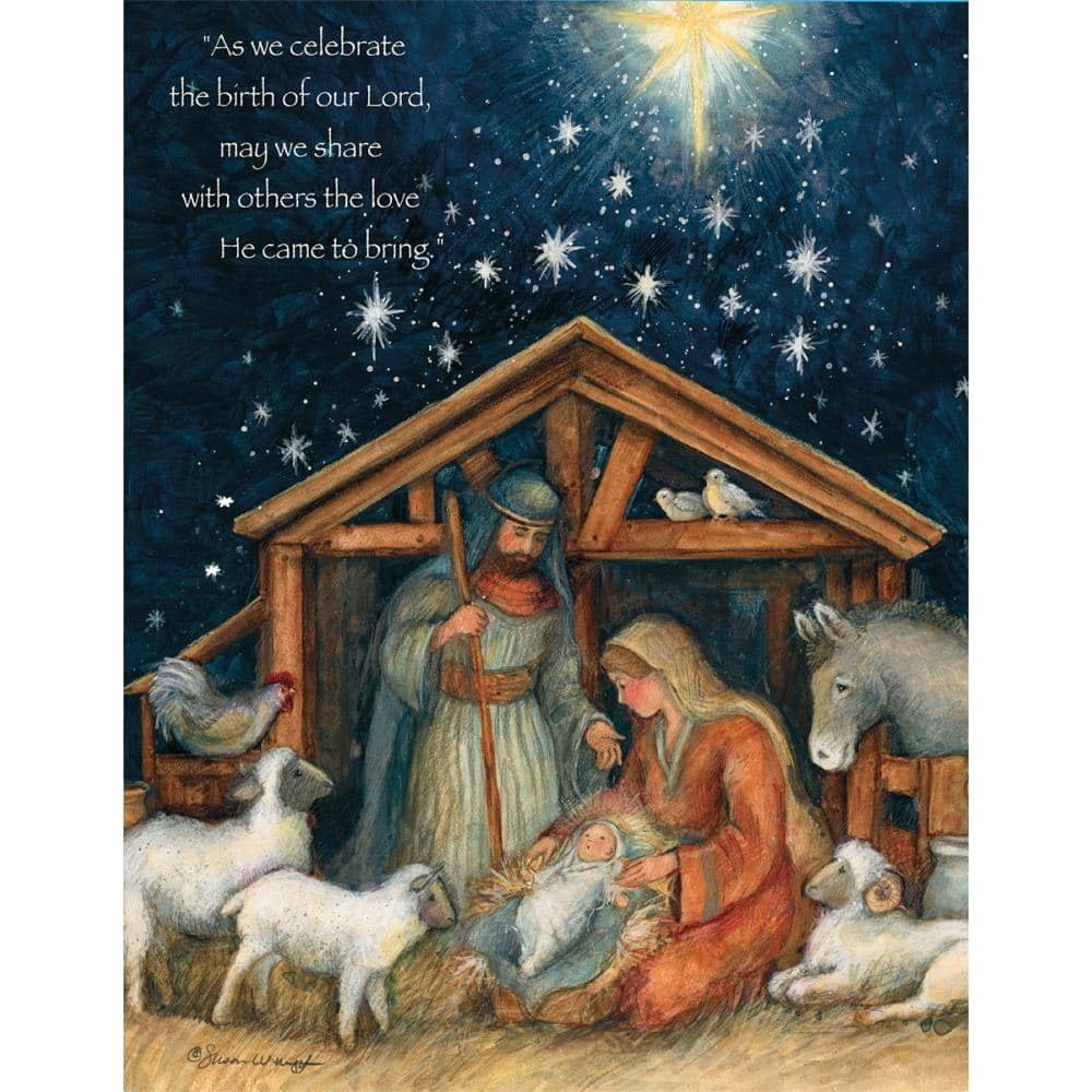 HOLY FAMILY XMAS CARDS