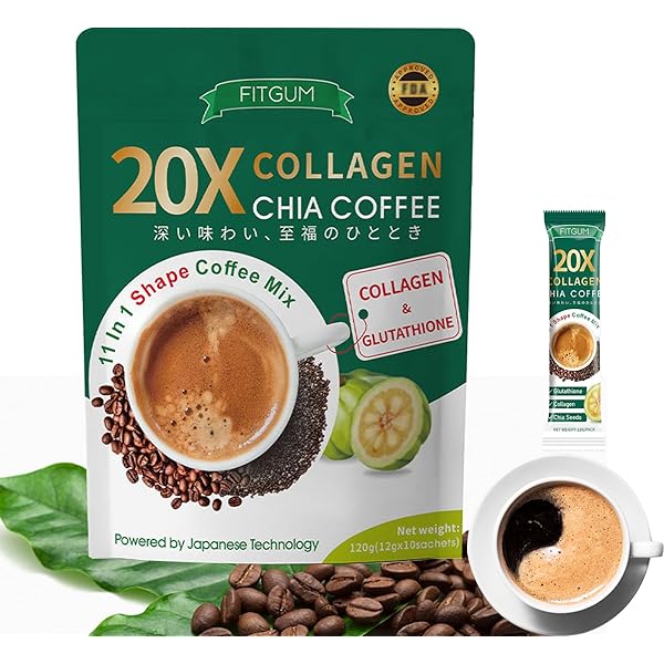 FITGUMCOLLAGENCHIACOFFEEMIX120g 5set ベスト コーヒー