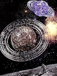 3D Crystal Puzzle, 40PCS Saturn Assembly Brain