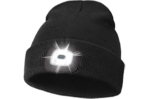 FilmHOO Valentines Day Gifts for Him Boyfriend,Unisex LED Beanie Gifts for Women Men Dad