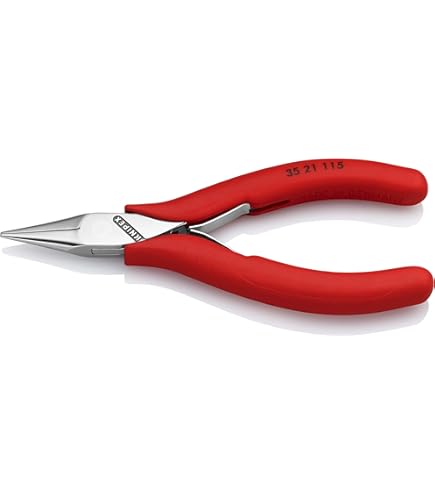 KNIPEX Tools - Electronics Pliers, Half Round Tips, Multi