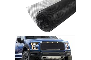 SSNNUU Trimmable Car Grill Mesh,Aluminum Alloy Automotive Grilles,Universal Mesh Grill Insert Fits for Front Bumper Hood Air Vents Spoiler Automotive Exterior Accessories