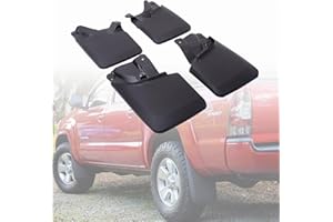 Mud Flaps for Toyota Tacoma 2016-2023 (with Fender Flares) No Drill All Weather Mudflaps Splash Guards for Trucks