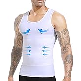 Mens Slimming Body Shaper Vest, Gynecomastia Compression Shirt Shapewear, Abs Abdomen Undershirts, Tummy Control Tank Top