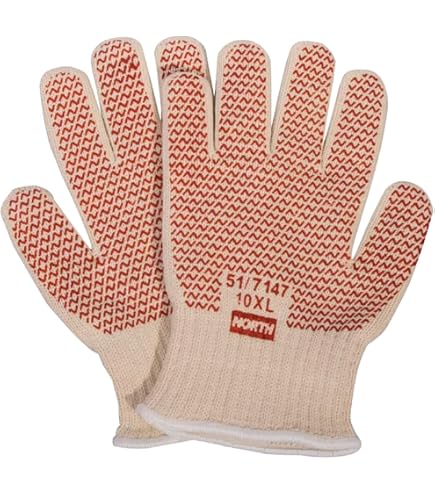 Honeywell North by Pip Knit Gloves, Nitrile, Knit, Cream
