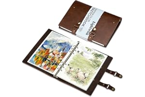 Lightwish Watercolor Sketchbook,100% Cotton Acid Free Watercolor Journal,300gsm/140lb Cold Press Watercolor Paper for Artists