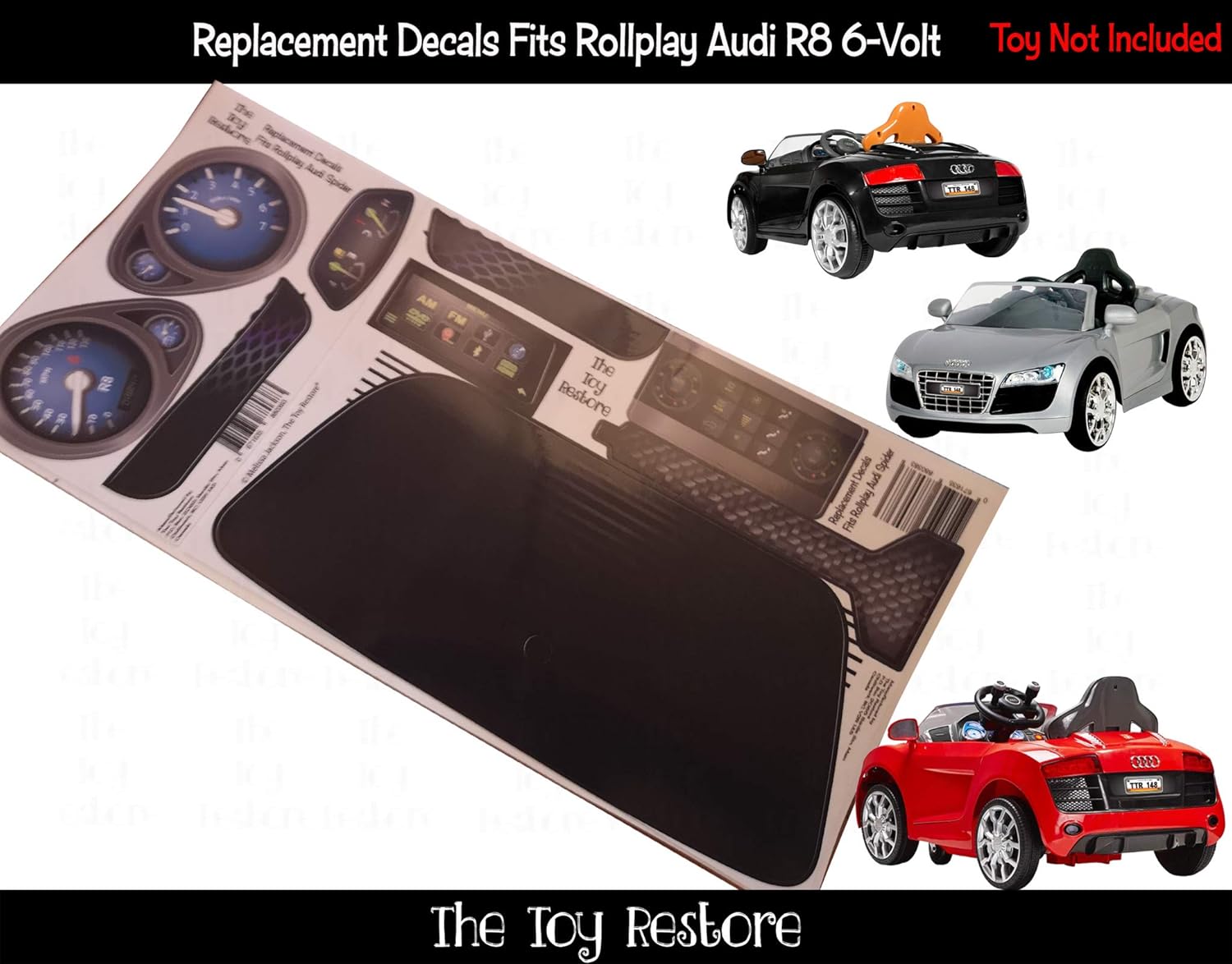 audi r8 spyder 6 volt ride on