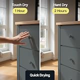 Hemway Chalk Paint Old Stone Grey 1L Matt Finish Furniture & Walls view 7