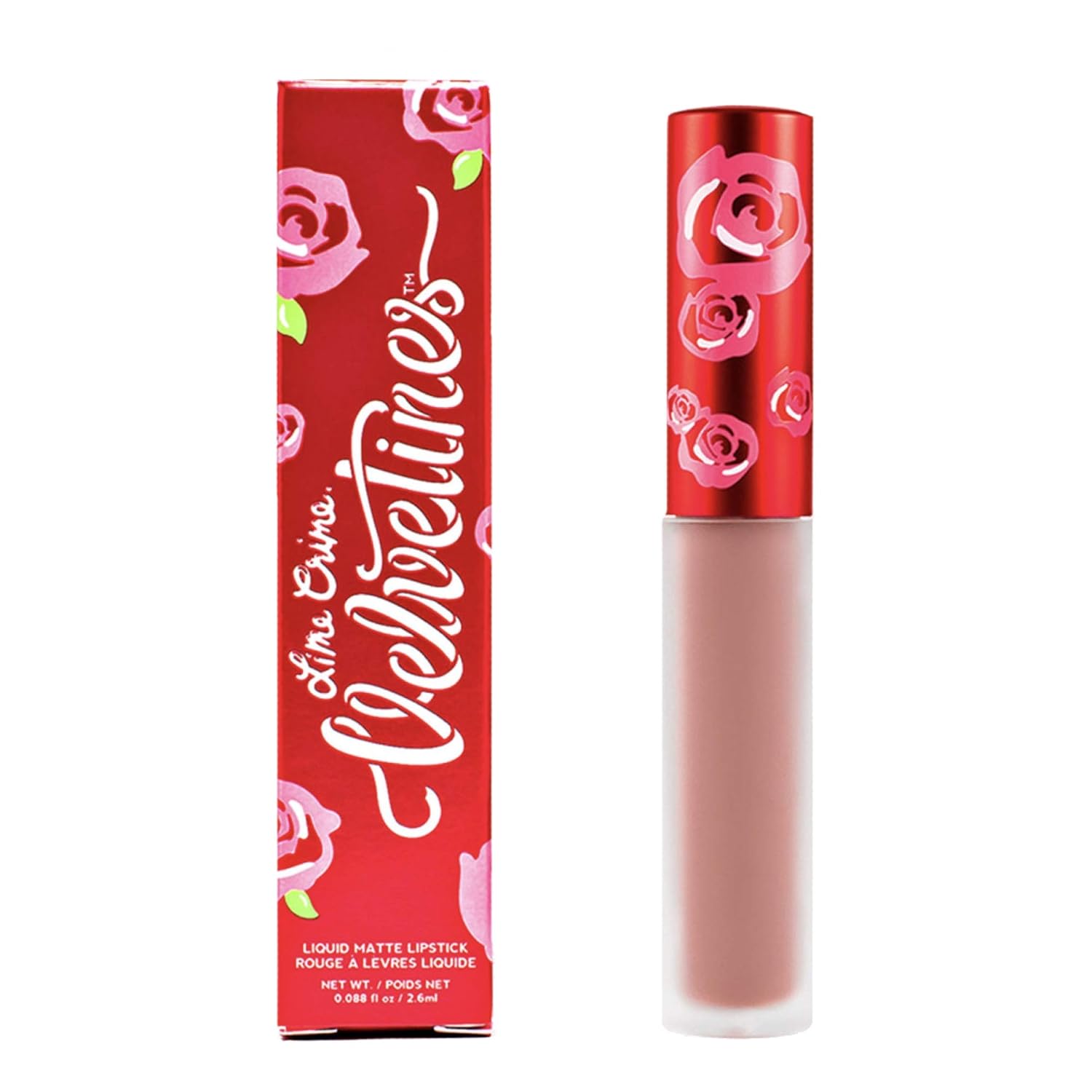 Lime Crime Velvetines Liquid Matte Lipstick, Lulu - Peachy Beige - French Vanilla Scent - Long-Lasting Velvety Matte Lipstick - Won't Bleed or Transfer - Vegan