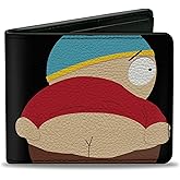South Park Wallet, Bifold, Cartman Mooning Pose and Logo, Vegan Leather