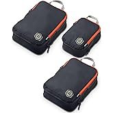 Compression Packing Cubes Set for Travel - Lightweight, Durable Clothes Organizer for Carry-On Luggage and Suitcases by TRIPPED Travel Gear