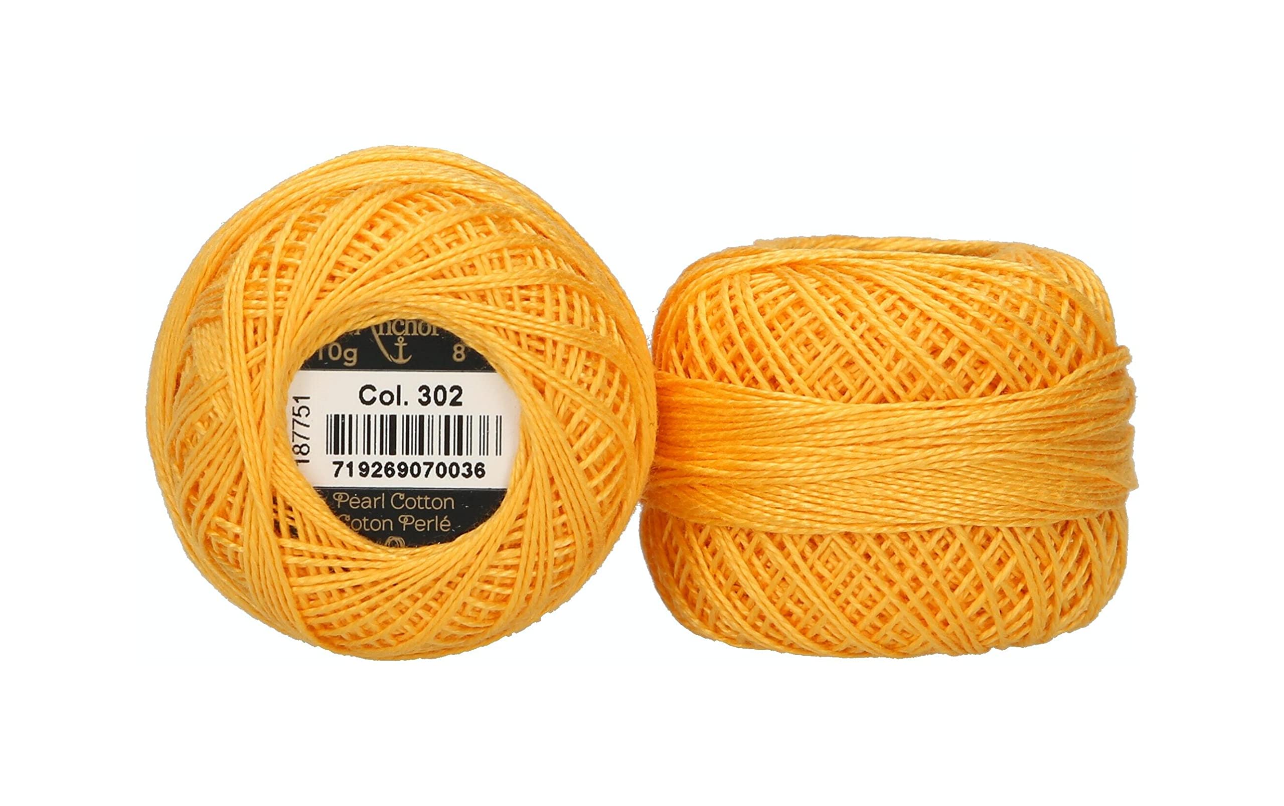 ANCHOR Pearl Yarn, Thickness: 8, Packaging: 10G, Running Length: 82M mais Embroidery Threads — image 1