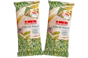 SRR Chandan Mouth Freshener Elaichi Saunf 100% Natural | Pack of 2 | 50 Sachets Per Pack | Rich in Anti-Oxidants And A Delicious Mukhwas
