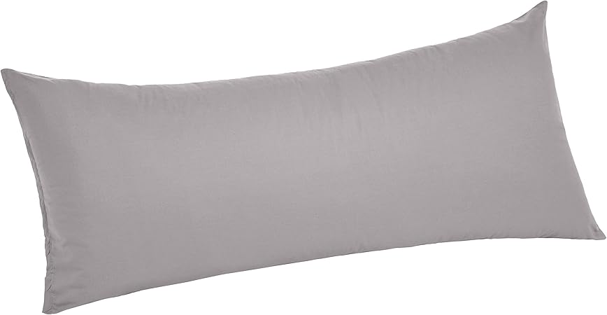 Amazon Com Amazonbasics Ultra Soft Body Pillow Cover Pillowcase