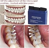 ANNWAH 300Pcs Dental Articulating Paper 100μm Thickness Red ICP Contact Points view 4