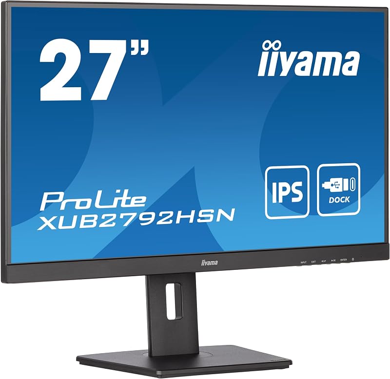 iiyama -B5 27" IPS USB-C Dock Monitor 65W FHD 4ms HA Stand