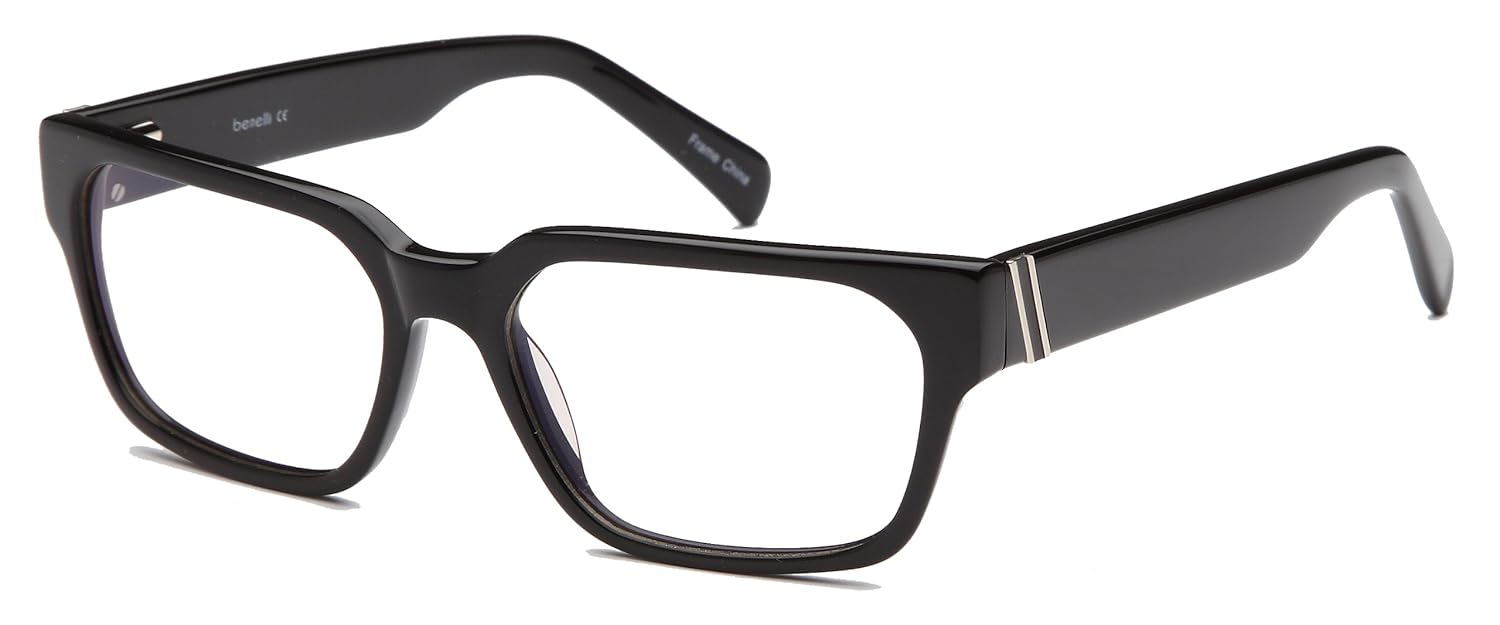Buy Mens Thick Prescription Eyeglasses Frames 561713538 in Black at