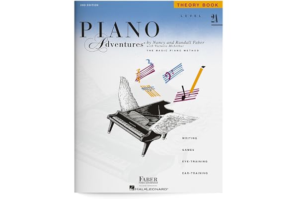 Piano Adventures: Theory Book - Level 2A, 2nd Edition | Piano Method with Music Theory and Composer Biographies | Sheet Music