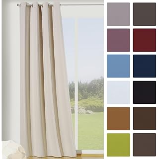 Amazon De Moondream Vorhang Blickdicht Uni 145 X 260 Cm 145 X