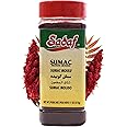 Sadaf Sumac spice ground - Pure sumac seasoning powder - Kosher - Persian spice, packed in the USA - Medium Ground (312 gr)