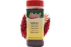 Sadaf Sumac spice ground - Pure sumac seasoning powder - Kosher - Persian spice - Medium Ground -11 oz Bottle