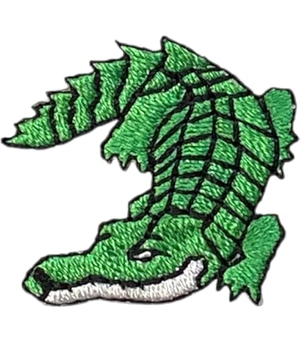 Alligator Applique Patch - Crocodile Embroidered Animal Badge 2-1/4 ( – Patch Parlor