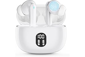MERRYKING Ai Language Translation Earbuds, in-Ear 3-in-1 Translator Earbuds, 144-language Real-time Two-Way Earbuds, HD Sound, Long Battery Life, Ideal for Travel and Business, White