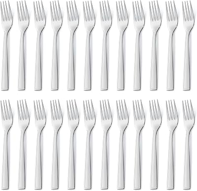 Tafelgabeln 24 Stück, Hunnycook Edelstahl Gabel Set, Besteck Gabeln Geeignet für Hause Restaurant Im Freien, Spülmaschinenfest