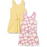 Amazon Essentials Girls and Toddlers' Sleeveless Knit Romper