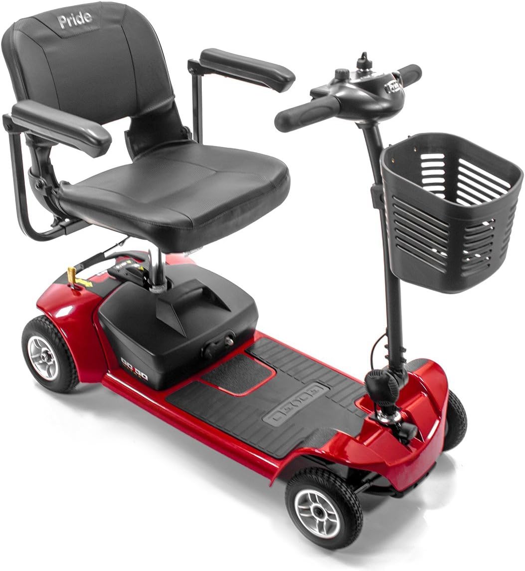 Pride Go-Go Ultra X SC44X 4-Wheel Electric Travel Scooter for Adults, 12ah Battery Pack    : Health & Personal Care