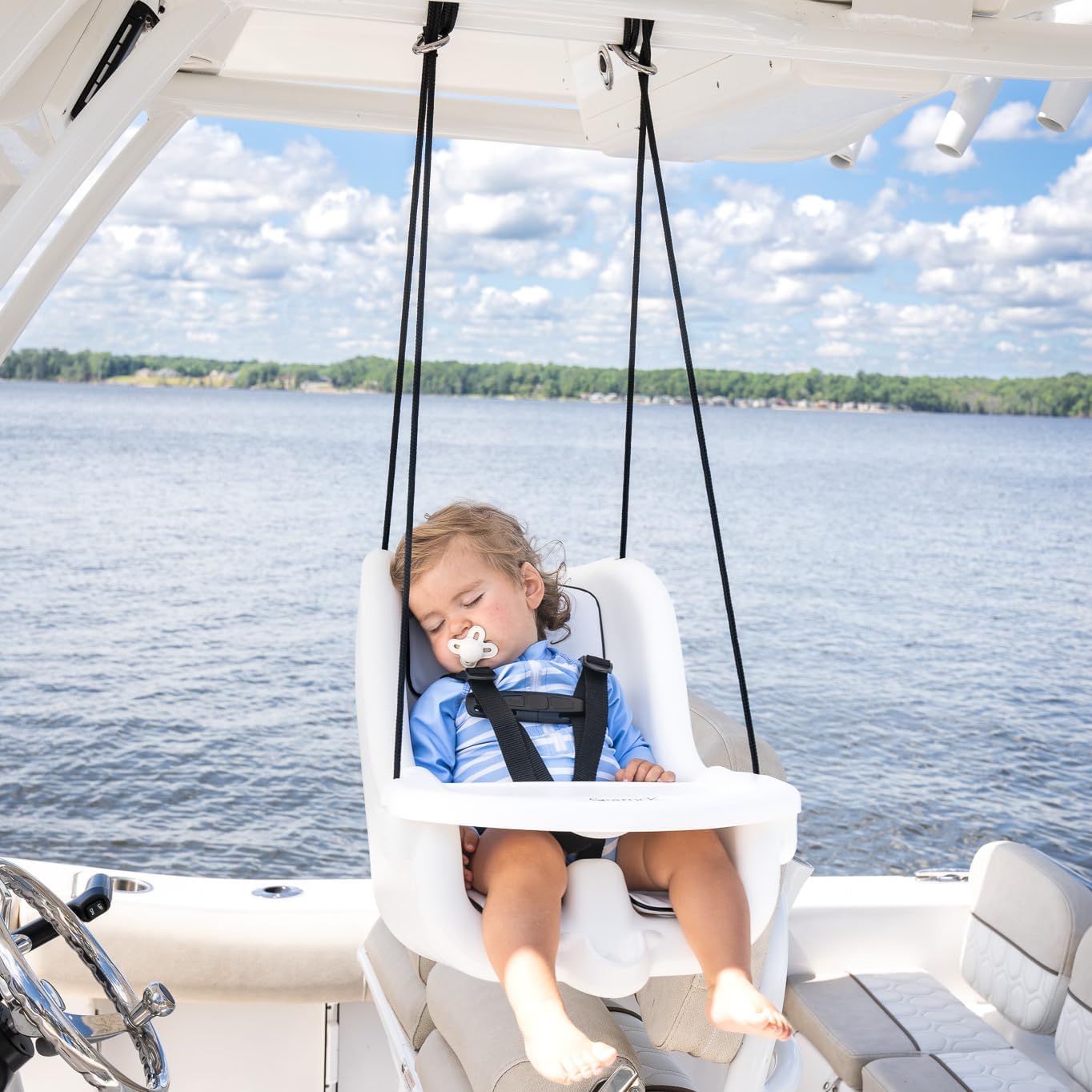 SearocK Marine-Grade Baby Swing Seat – Outdoors for Boats, Porches, Swing Sets – Heavy-Duty for Ages 6 Months to 4 Years