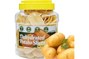 LWWTYKSPL Dehydrated Potato - 350g 12.35oz Quick-Rehydrating Chunks for Soups, Stews, Potato Cakes & Home Fries | Long-Term Pantry Staple | Dried Vegetables Premium Freeze-Dried Fruits, Natural Snack